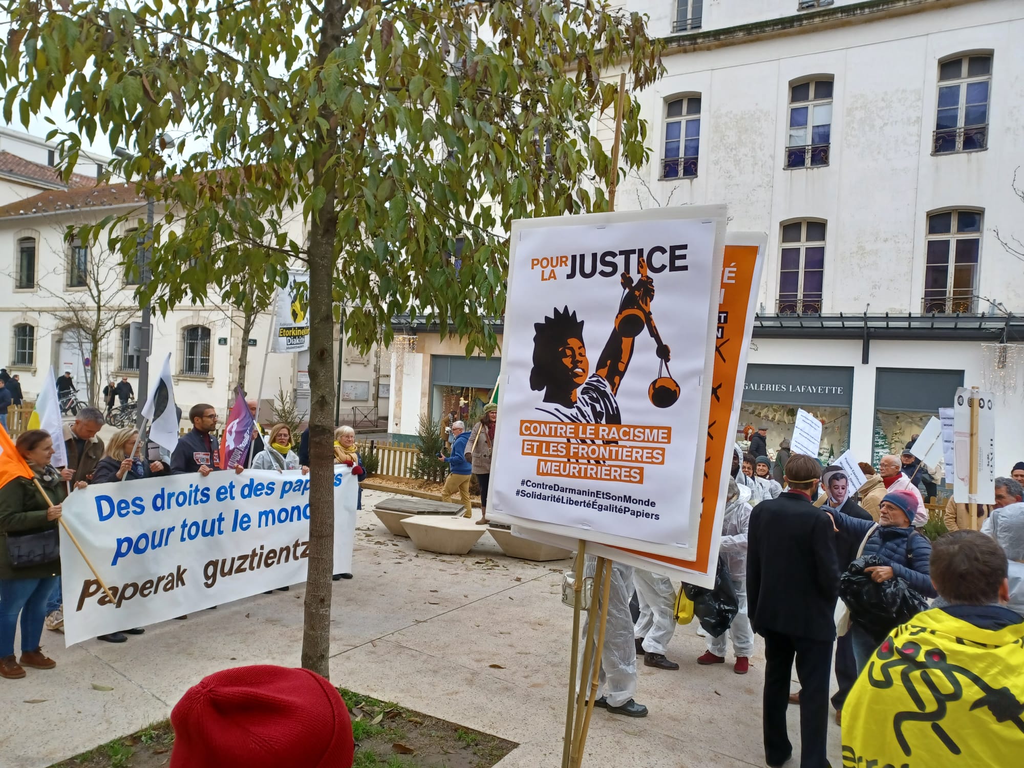 Journée internationale des migrants Bayonne décembre 2022